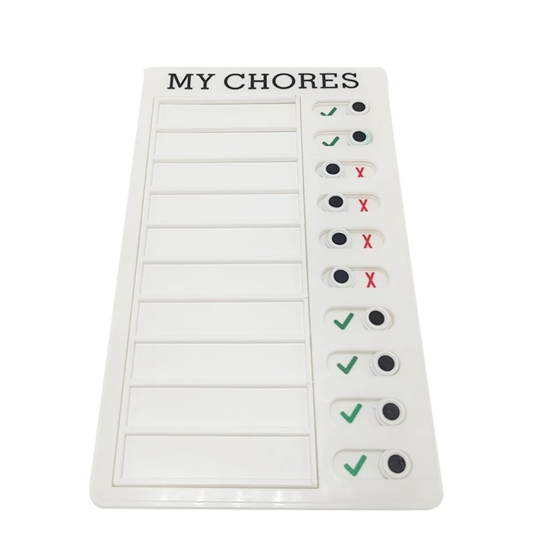 

C5AE Multi-purpose Adjustable My Chore Checklist Board for Home Classroom Office Wall
