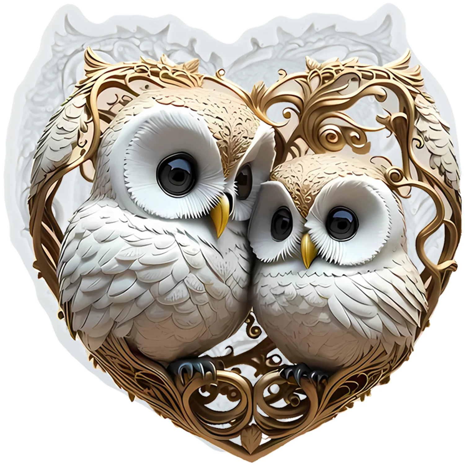 

Формы для торта Mujiang Сова Силикон