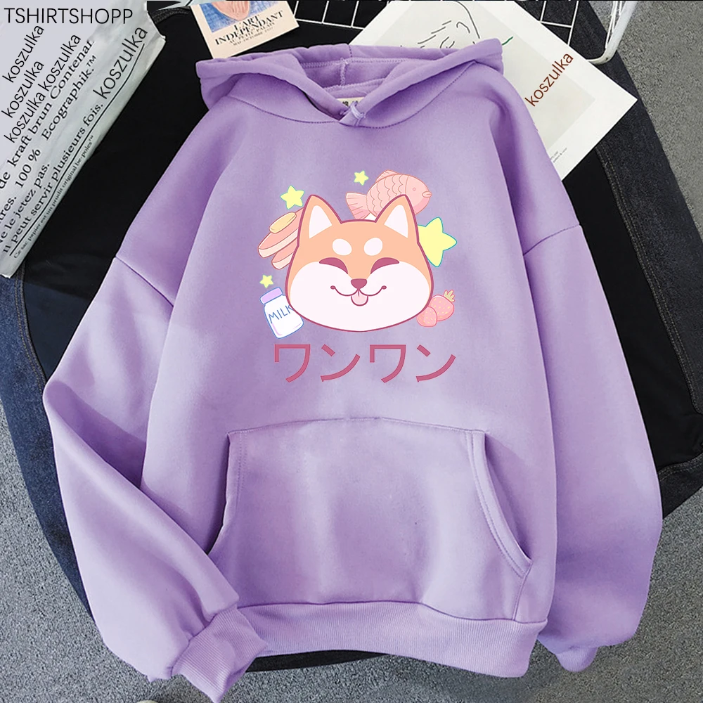 

Kawaii Shiba Inu Hoodie Women Haruku Aesthetic Funny Cute Graphic Hoodies Unisex Autumn Winter Cartoon Pullovers Sweatshirts