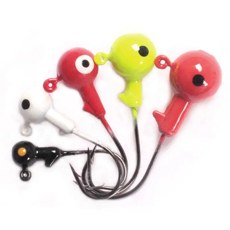 

Color Lead Hook 2g/ 3.5g/ 5g/ 7g/10g Soft Bait Hook Road Sub Hook Soft Insect Hook With Barb Fishing Sharp Hook Fishing Tackle