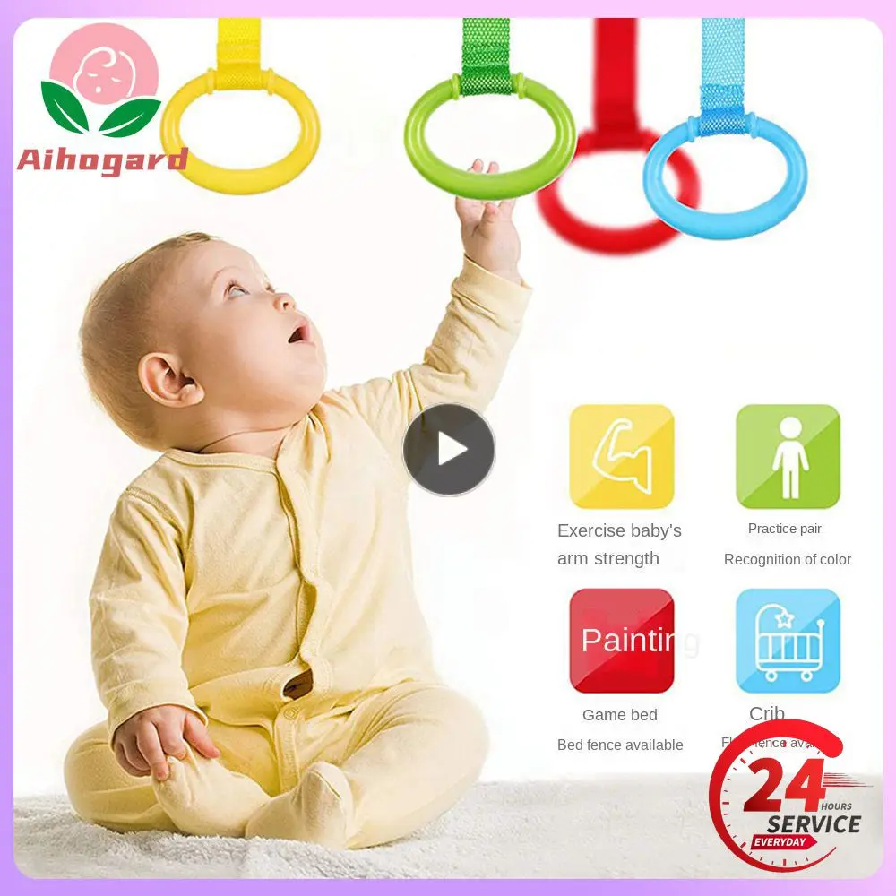 

Auxiliary Standing Ears Baby Stand Pull Ring Auxiliary Standing Hand Pull Ring General Use Baby Crib Hooks Game Bed Pull Ring