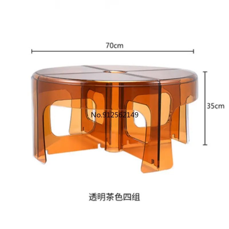 

Nordic Internet celebrity INS round coffee table designer creative corner table can be spliced sofa side table escritorios