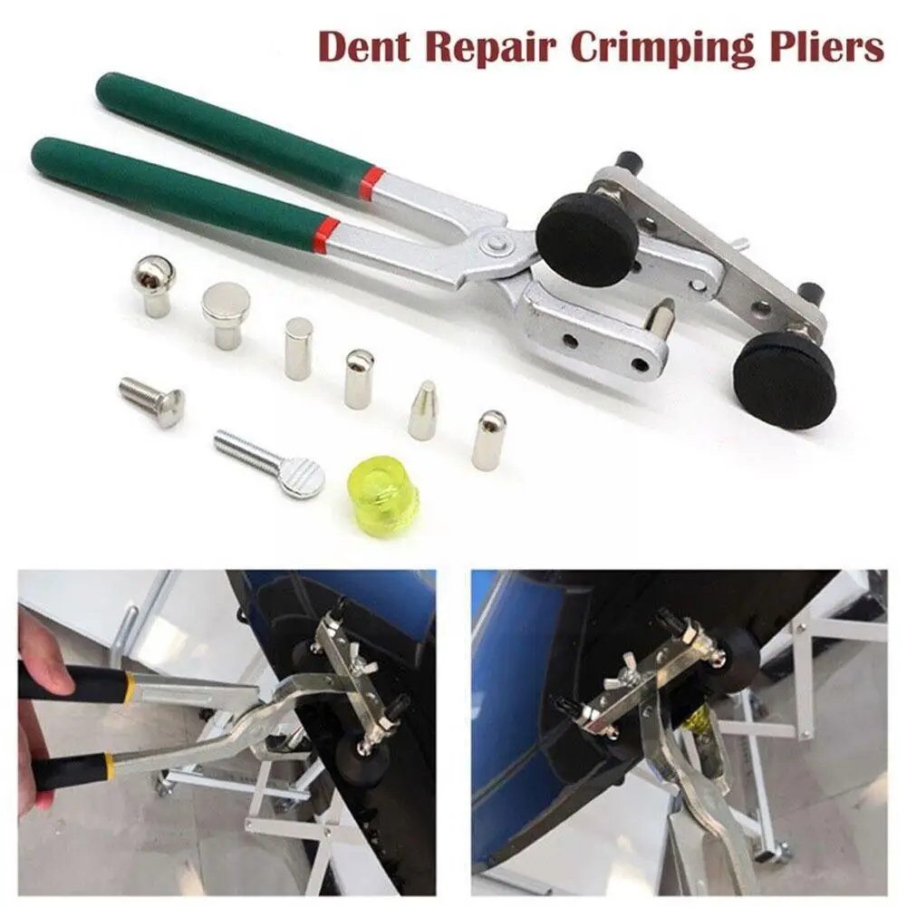 

Car Dent Repair Crimping Pliers Hood Door Edge Clip Trunk Wheel Paint Tool Tool Eyebrow Spray Seamless Trim Metal Pit Sheet X1H1