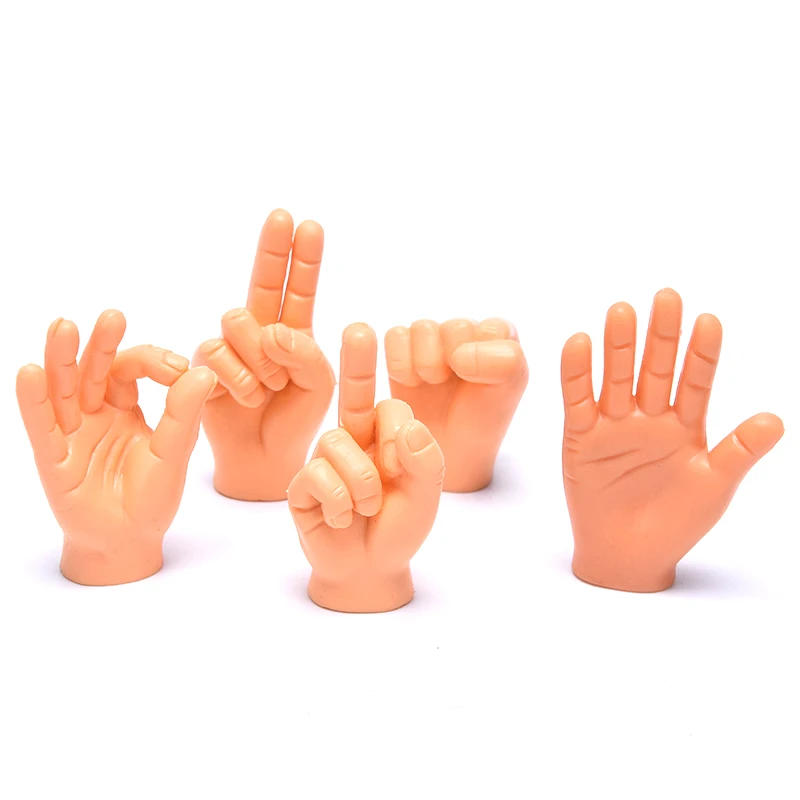

1 шт. мультяшный Забавный набор пальцев рук и ножек для пальцев креативные игрушки для пальцев вокруг маленькой руки модель подарок на Хэллоуин игрушки