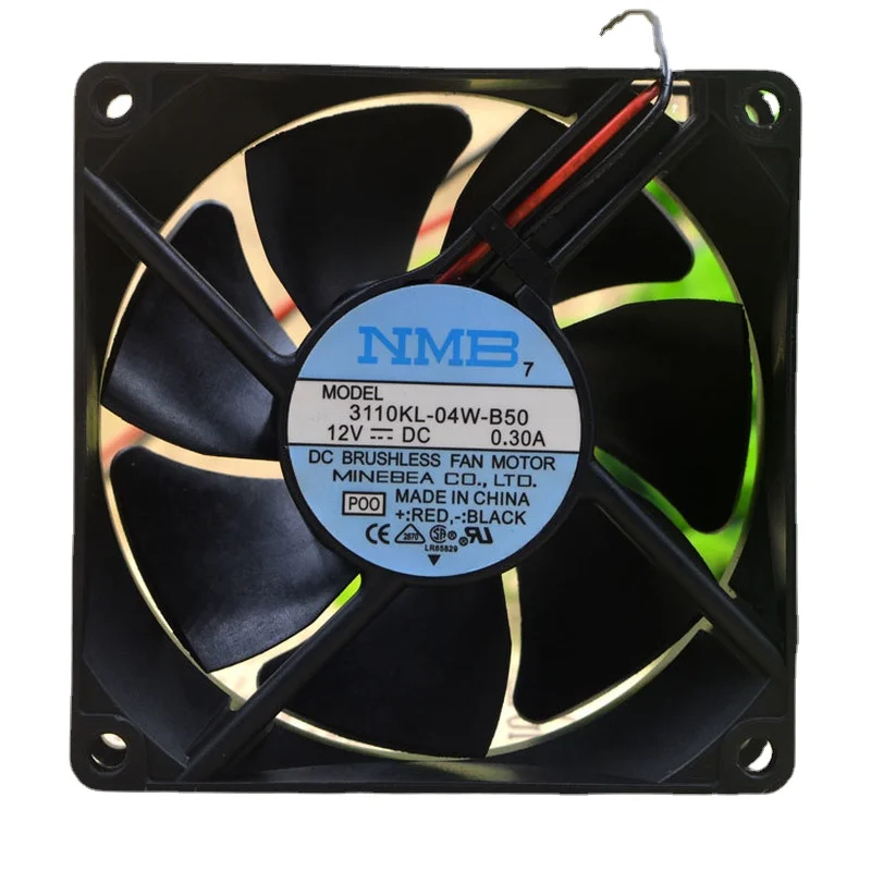 Новый вентилятор SSEA для NMB 3110KL-04W-B50/B59 12 В 0,30a 8 см с двумя шариковыми вентиляторами 8025 80*80*25 мм