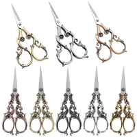 rorgeto 1pcs embroidery scissors retro scissor stainless steel high quality suitable for professional tailor sewing tools