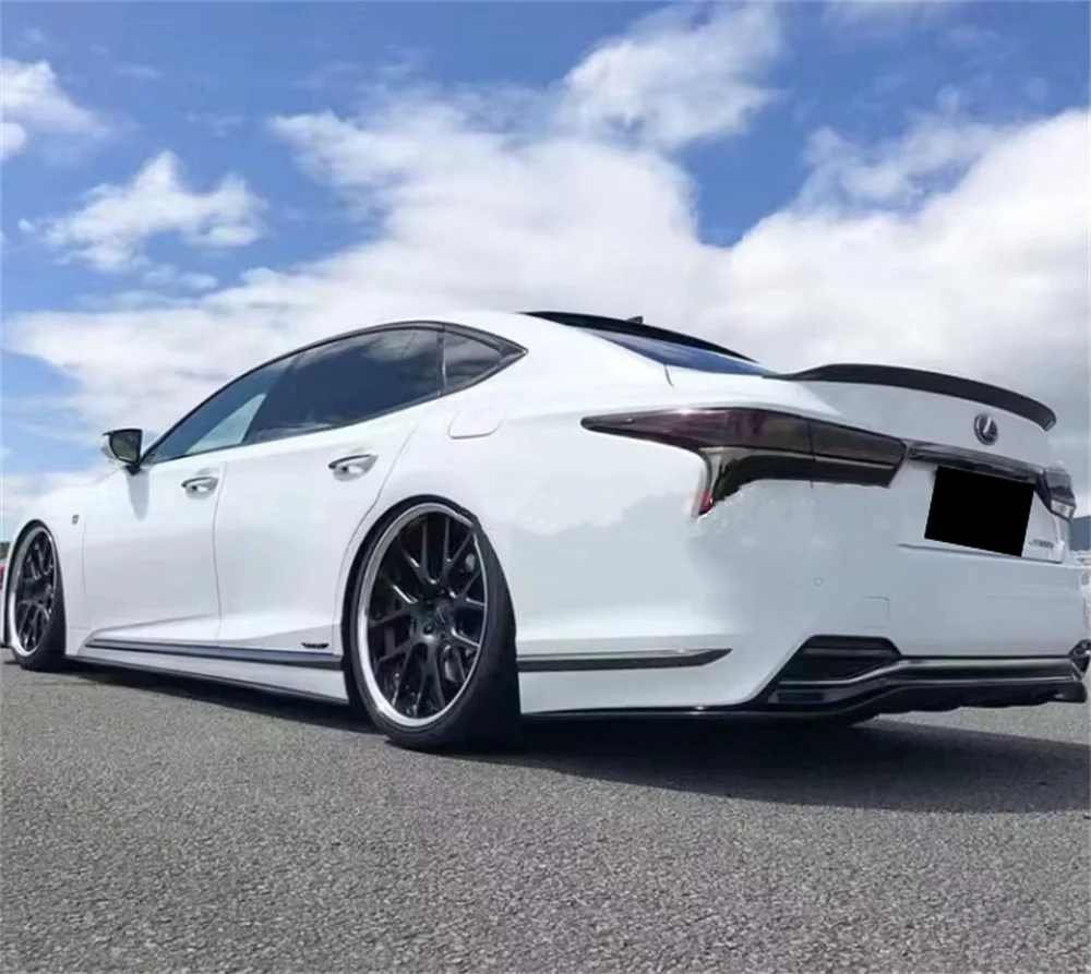 Высококачественная боковая юбка в стиле А из углеродного волокна для Lexus LS350 LS550H