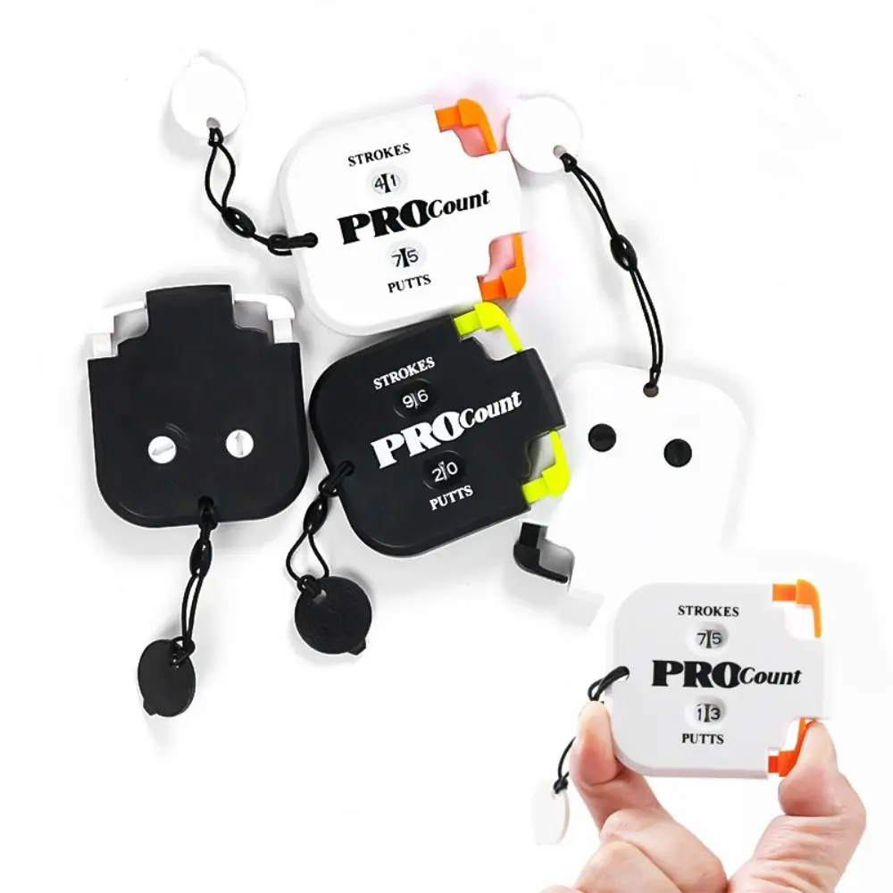 

Golf Scorer Shot Count Stroke Putt Score Counter Two Digits Scoring Keeper with Key Chain Golf Training Aids Golf Accessories