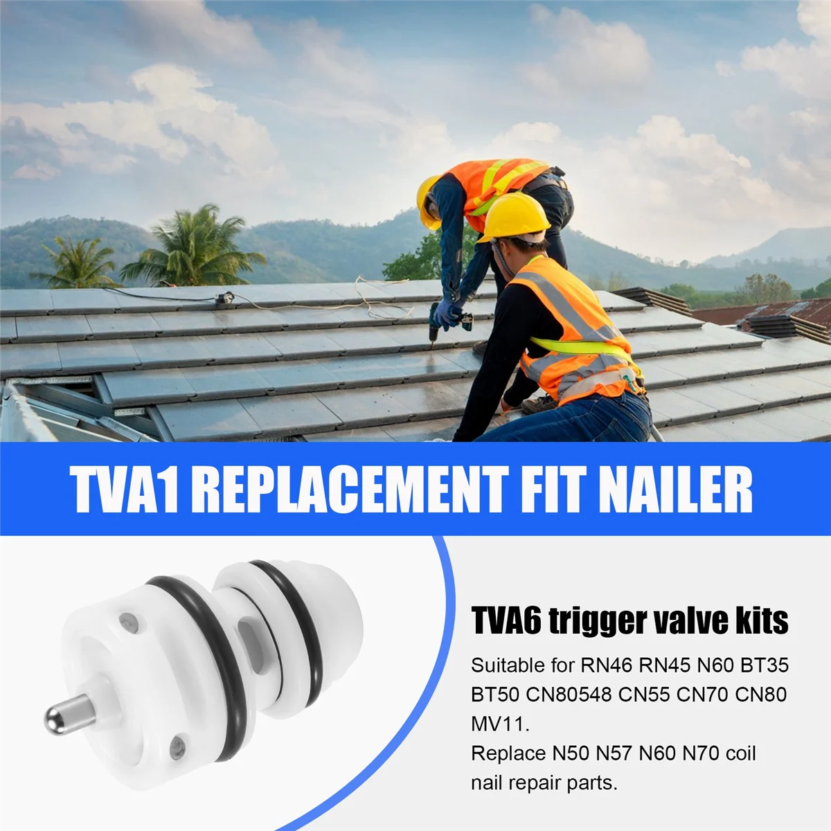 Комплект триггерного клапана TVA6 TVA1 Сменный гвоздезабивной прибор RN46 RN45 N60 BT35 BT50