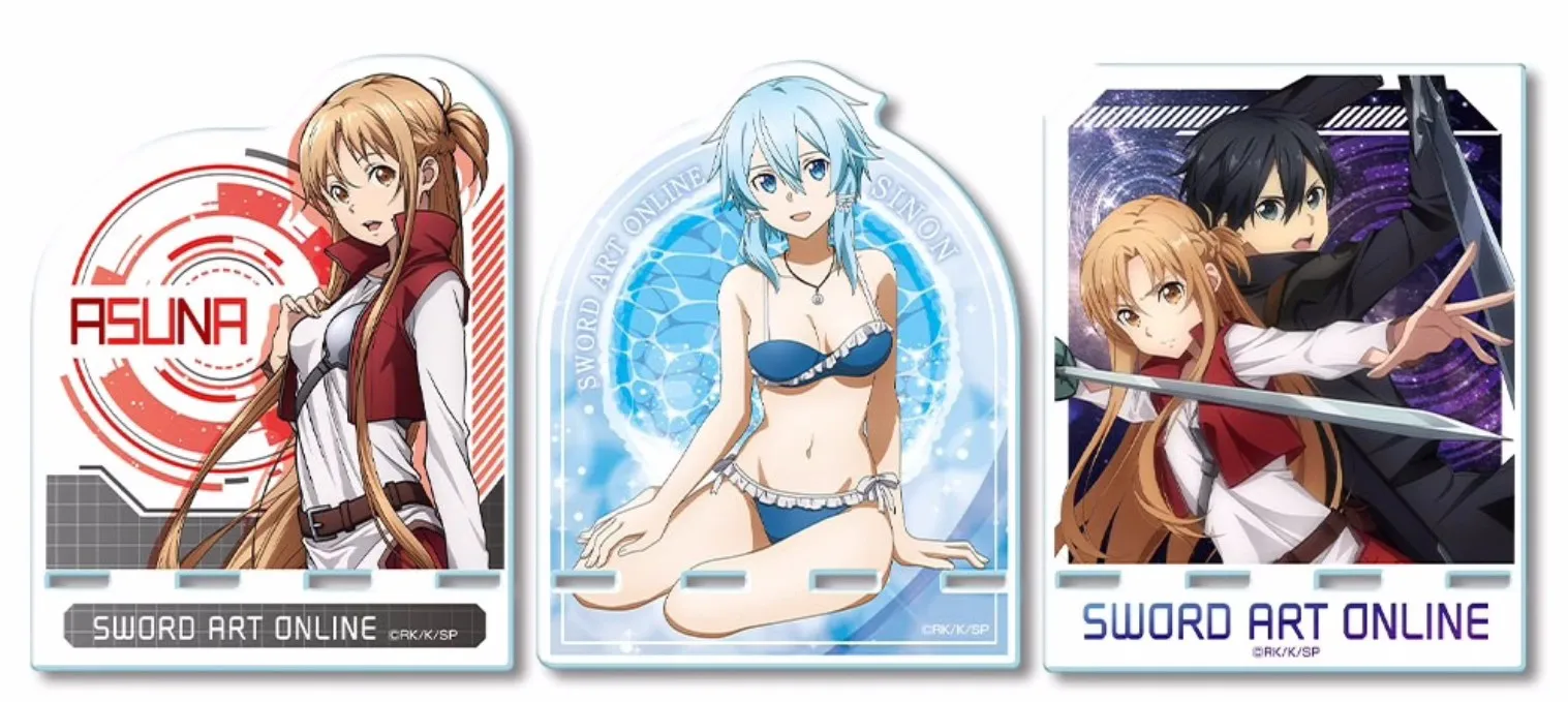 

Anime Sword Art Online Yūki Asuna Kirigaya Kazuto Cosplay Acrylic Figure Stand Figure 5227 Kids Collection Toy Cosplay
