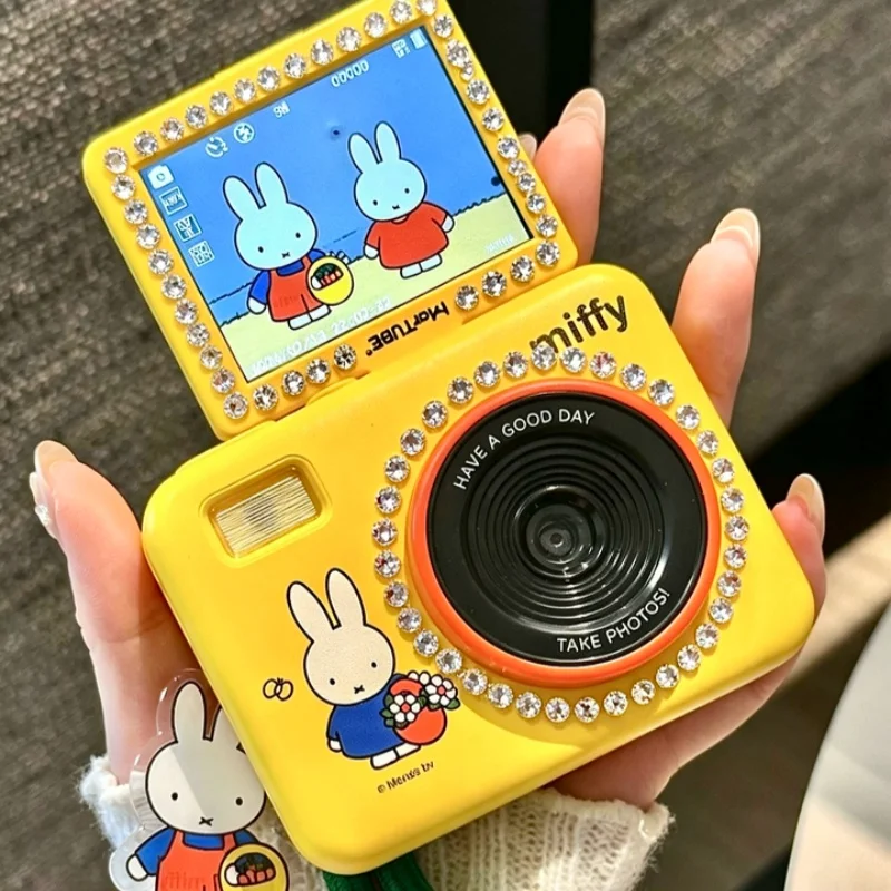 Фото В наличии: Оригинальная складная CCD-камера серии Miffy, лимитированная серия к 70-летию, милый мультяшный декоративный элемент, подарок. №3