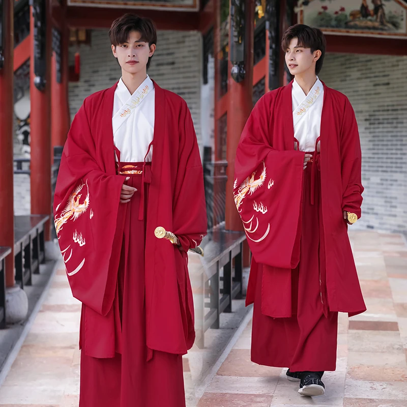 

Ancient Chinese hanfu swordsman cosplay costume 4 xl 5 xl men's handsome big yards han tang suit bachelor monk's robes