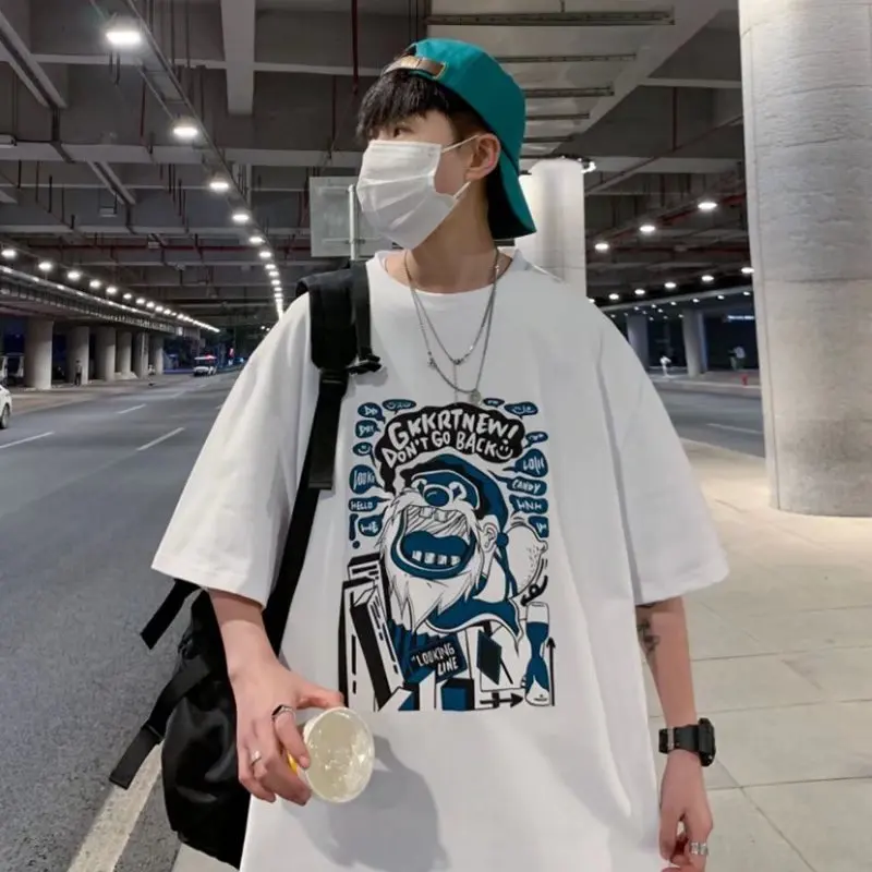 Футболка с коротким рукавом мужская летняя трендовая Мужская Новинка 2022