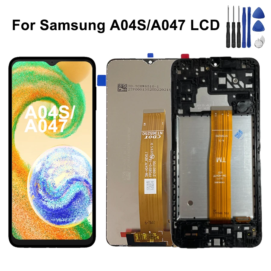 6 5 &quotдля Samsung Galaxy A04S сменный экран A047 ЖК-дисплей сенсорный стекло дигитайзер
