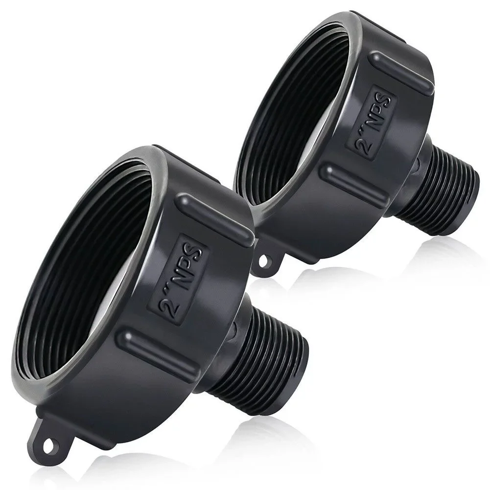 Адаптер сливного адаптера для домашней промышленности черный материал HDPE NPS 2