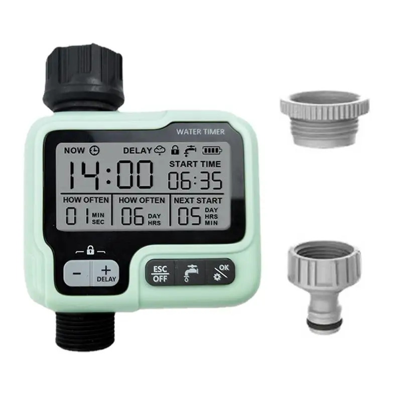 

Watering Timer Programmable Sprinkler Timer Garden Outdoor Hose Irrigation Timer With Rain Delay/Manual/Automatic Watering Syste