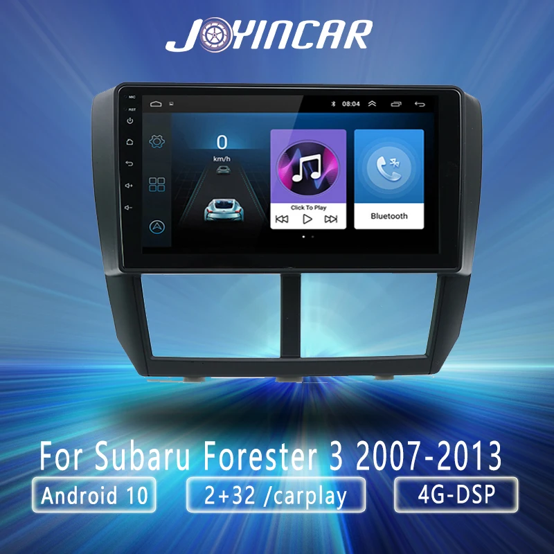 

4G RDS 9" 2din DSP Android 10 Car Radio Multimedia Video Player Navigation GPS For Subaru Forester 3 2007-2013 Head Unit 2 din