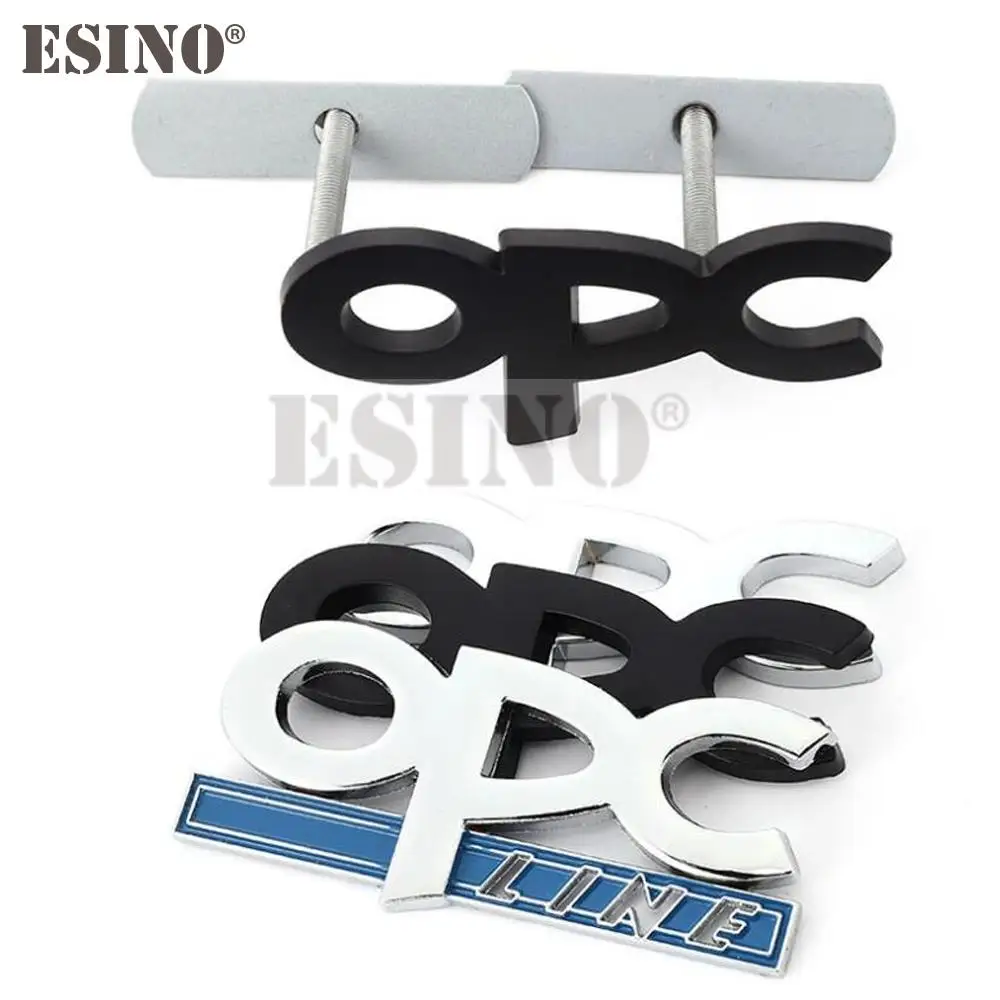 Автомобильный Стайлинг OPC линия 3D металлический цинковый сплав автомобильный значок кузов брызговик клейкая Эмблема для Opel Antara Astra Insignia Corsa Mokka Vectra