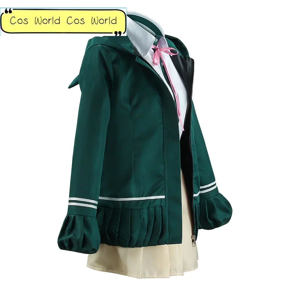 Игра Danganronpa 2 аниме Chiaki Nanami карнавальный костюм парик школьная форма рубашка