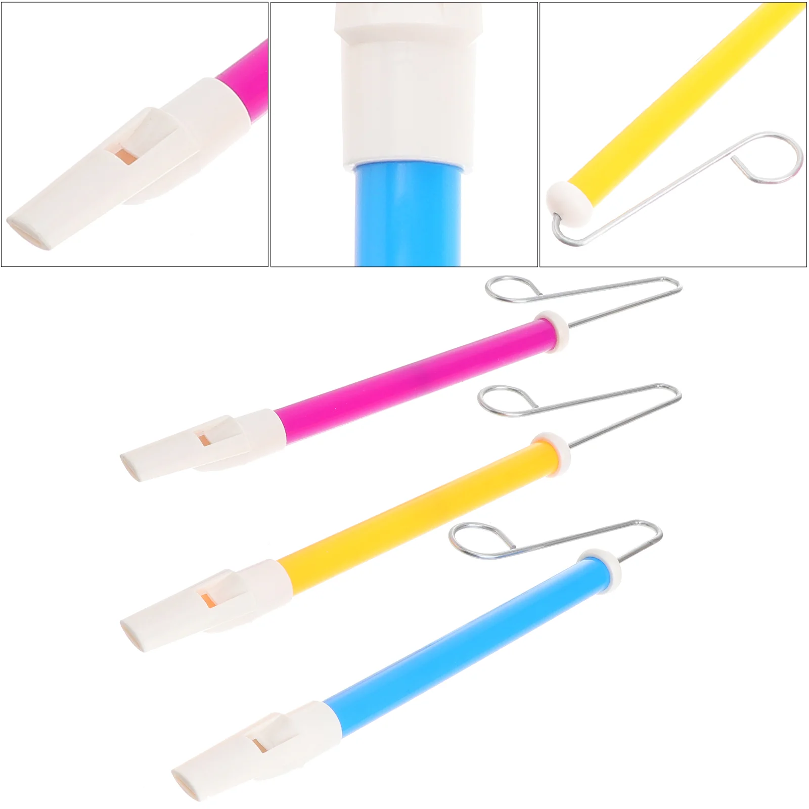 

3pcs Slide Whistle Kids Plastic Funny Slide Whistle Musical Instrument Slide Whistle Plaything Musical Plaything