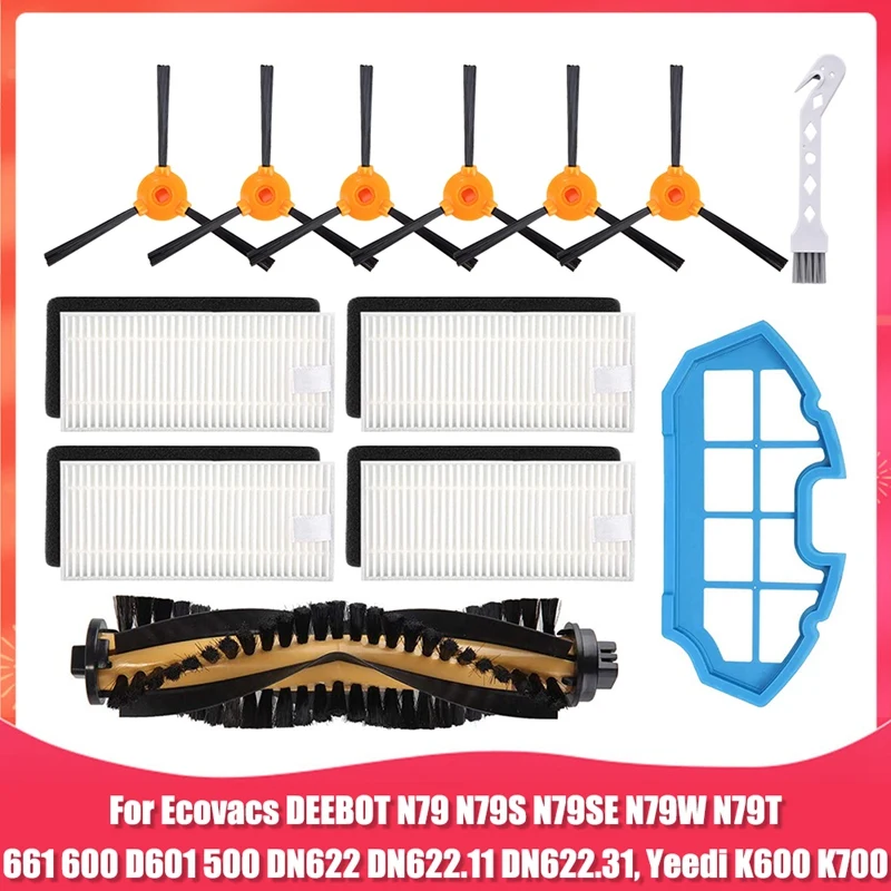 

Accessories Kit For Ecovacs DEEBOT N79S N79 N79W N79SE N79T DN622 500 Robot Vacuum Cleaner Replacement Parts
