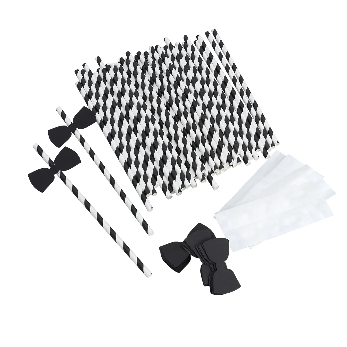 

Straws Paper Party Drinking Decorative Cocktail Smoothie Reusable Supplies
