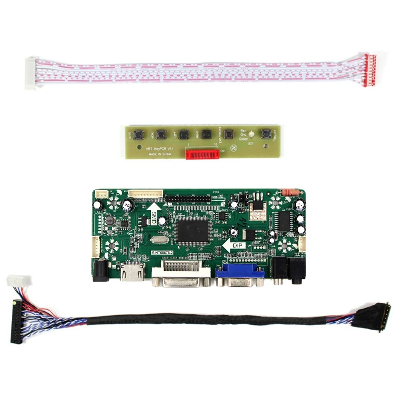 Новый комплект монитора для B156XTN04.2 B156XTN04.3 HDMI + DVI VGA ЖК-экрана контроллера платы