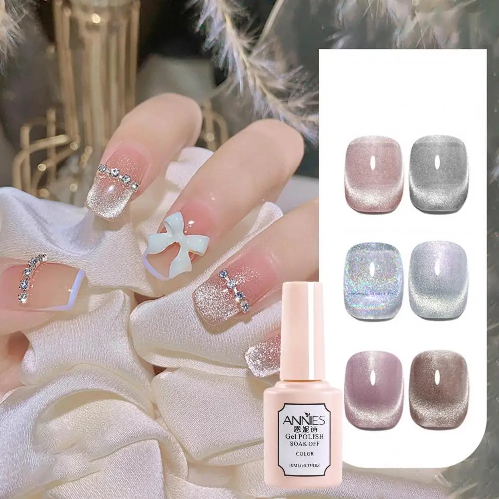 

ANNIES 10ml Nail Polish Safe Smooth Brushing Lightweight Nail Sparkling Glitter Shining Semi-permanent Varnish Dating