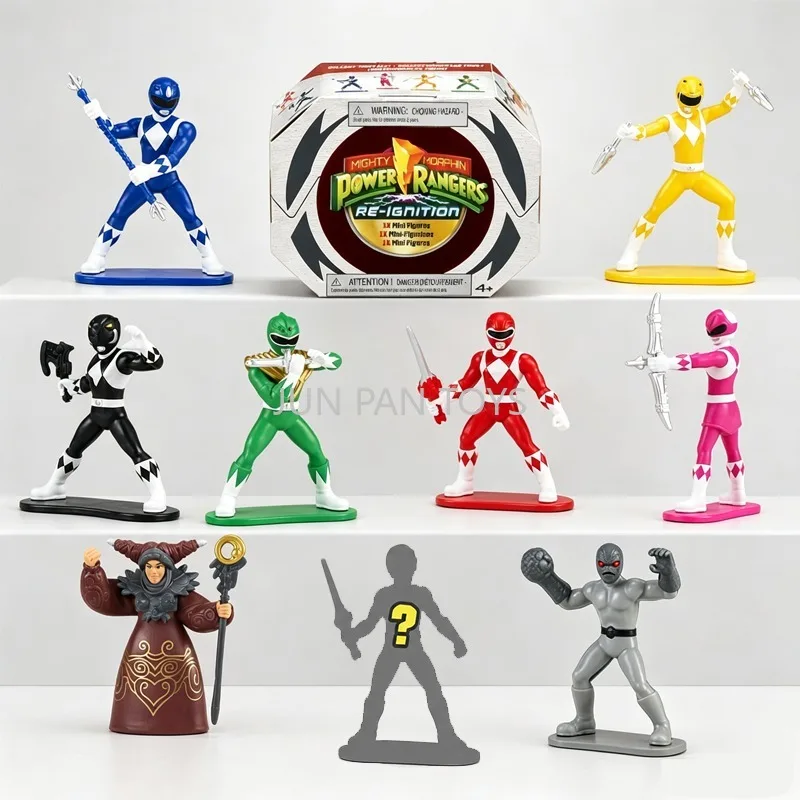 Фото Оригинальные мини-фигурки Mighty Morphin Power Rangers Re-Ignition в слепых коробках, 2-дюймовые мини-фигурки Рита Патти и Патроллер, коллекционные игрушки №1