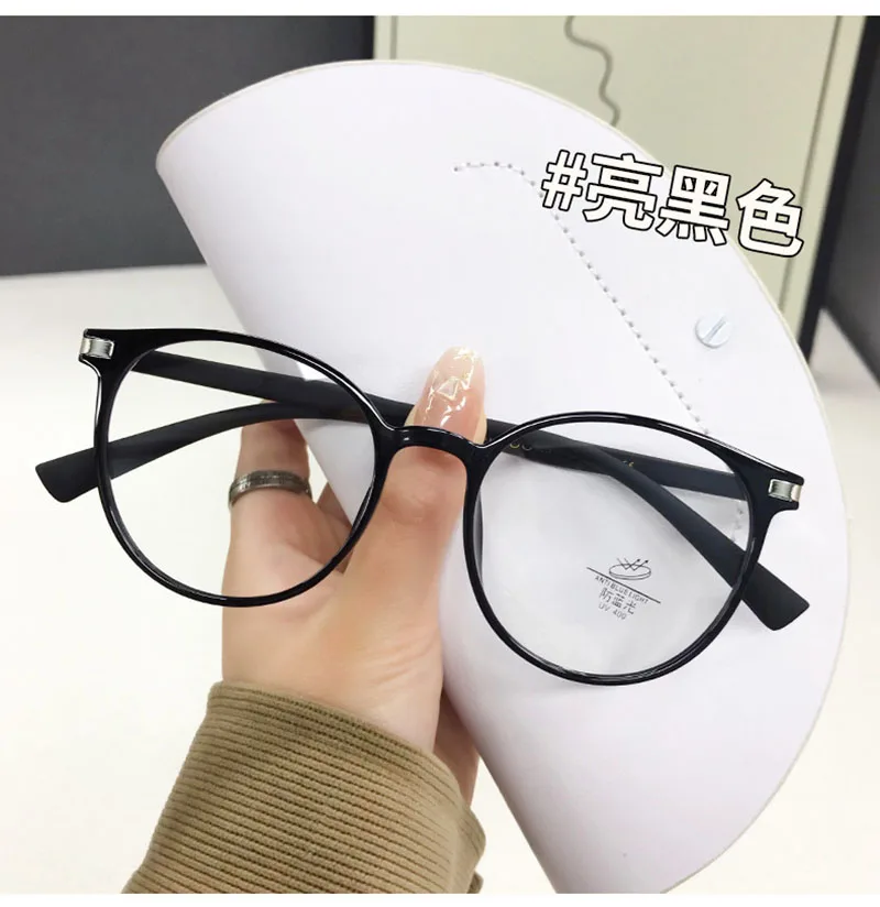 Оправы для очков круглой формы женщин винтажные женские очки в стиле ретро с