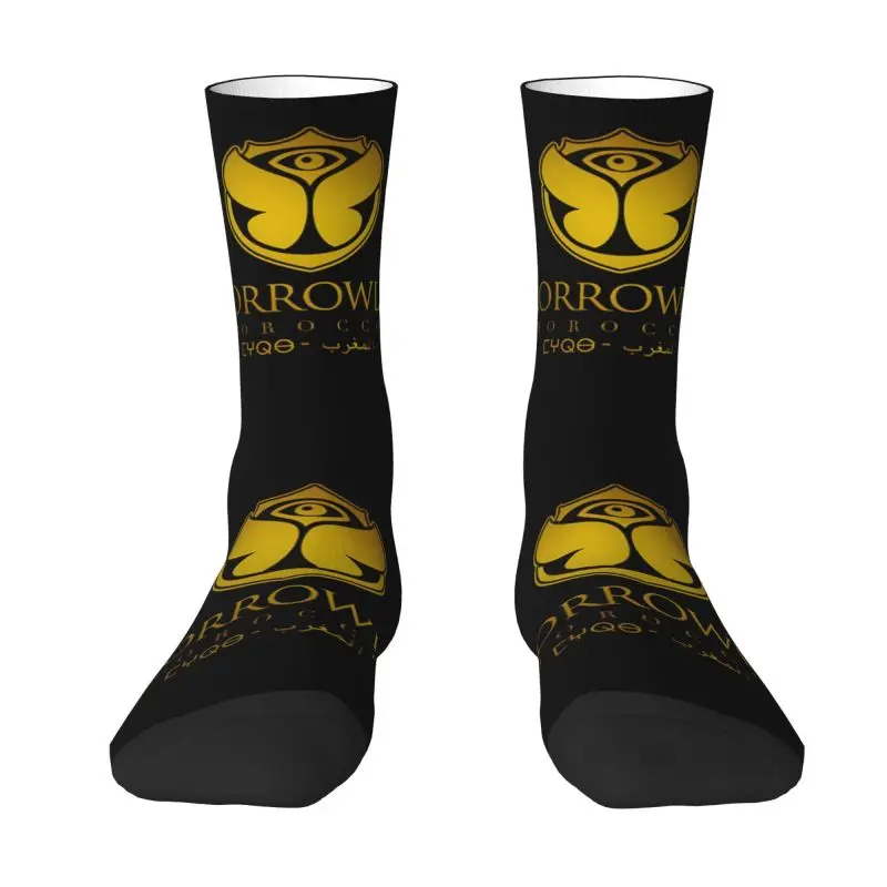 

Fun Printing Tomorrowland Socks for Women Men Stretchy Summer Autumn Winter Belgian Electronic Dance Crew Socks