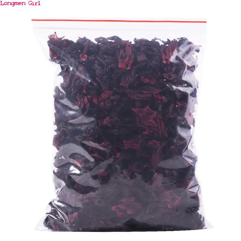 

Top Natural Dried Hibiscus Flower Natural Dried Tea Herb Organic 50g/100g/200/400g Pack Girl Women Gift Party Wedding Decoration