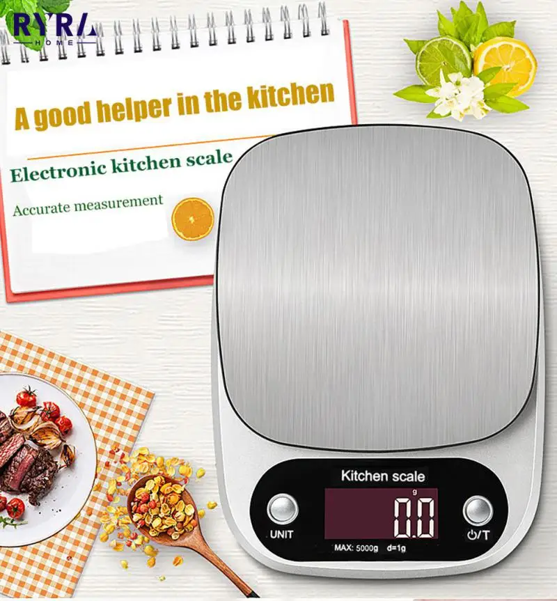 

Mini Electronic Baking Scale 10/5/3kg Household LCD Digital Scales Portable Kitchen Electronic Scale For Food Balance Measuring
