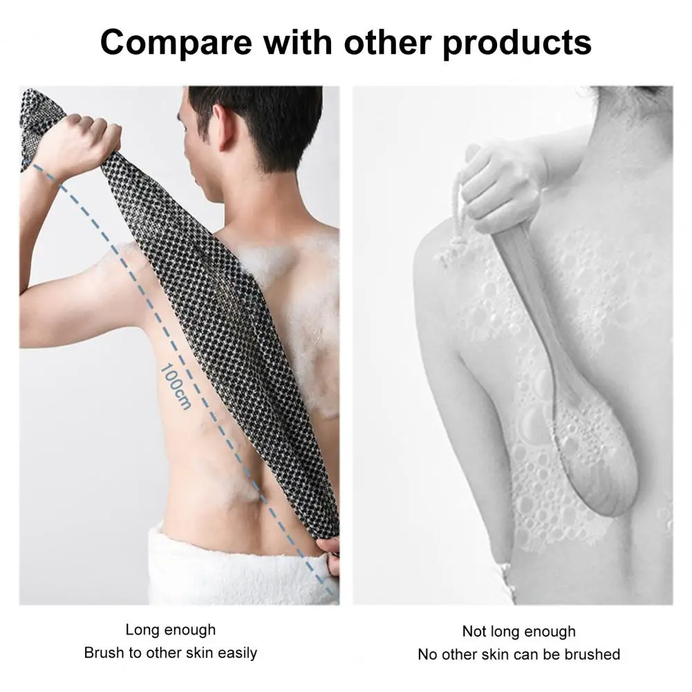 

Useful Tear-resistant Rich Foaming Body Scrubber Exfoliating Washcloth Household Supplies Body Scrub Towel Bath Towel