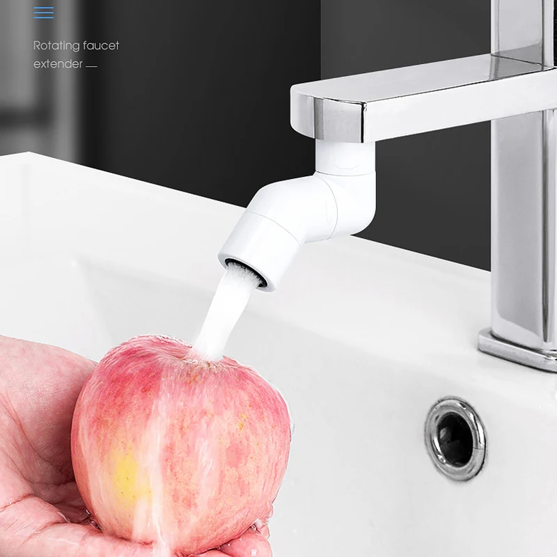 

720 Degrees Water Outlet Faucet Extender Bubbler Sprayer Universal Splash Filter Faucet Spray Head Kitchen Bathroom Accessories