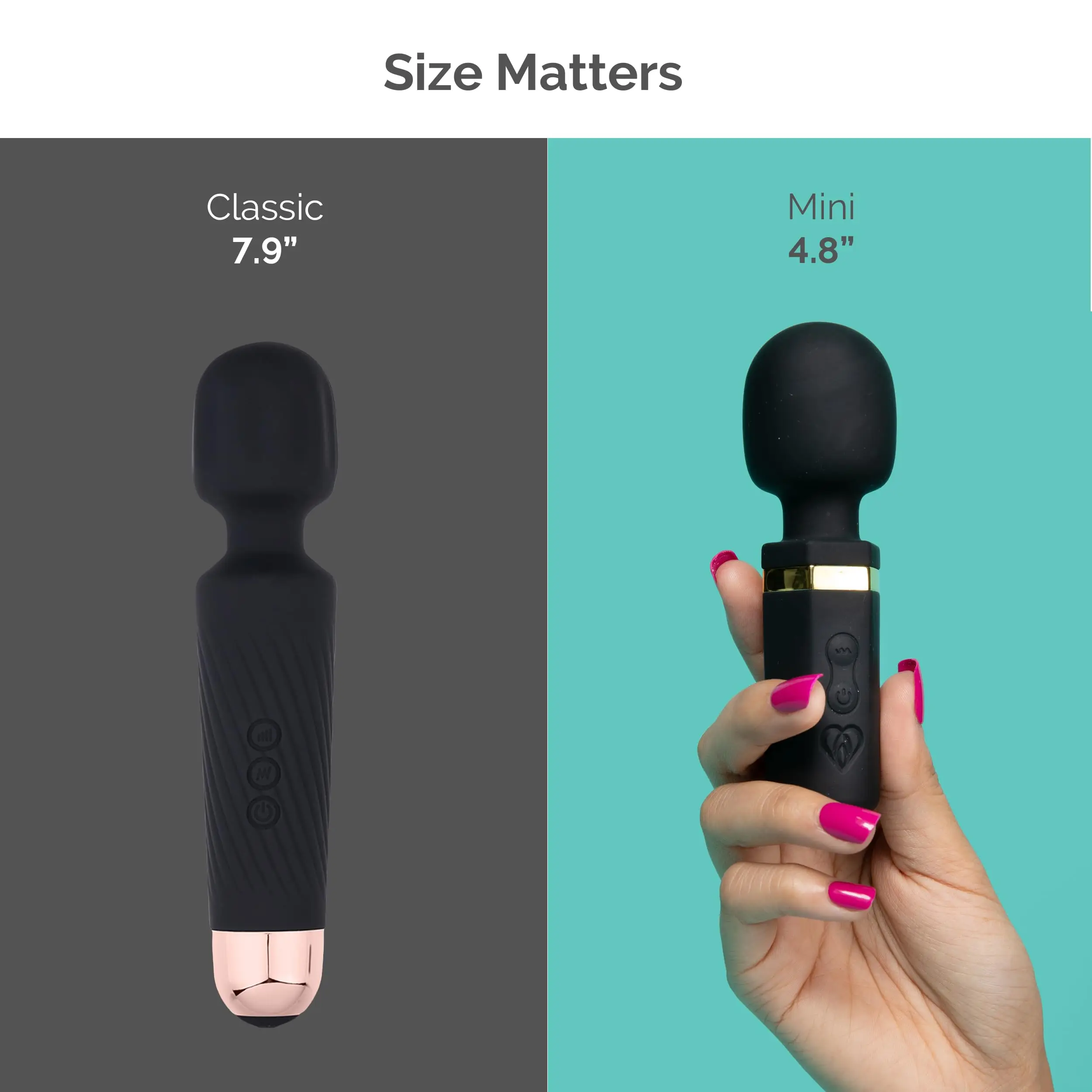 Фото Ava Mini Go Magic Wand-[Мини-Вибратор Секс-Игрушка] Секс-Игрушка для всех |   Персональный массажер, палочный массажер, стимулятор клитора | №2