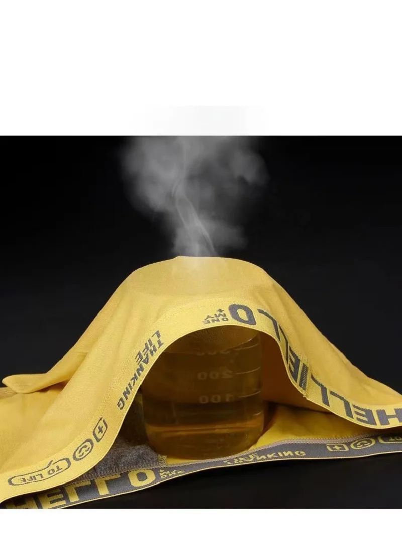 5pcs/Lot Men's Underwear Four Seasons Graphene Underpants Lycra Cotton Boxer Shorts Male High-quality Printed Shorts