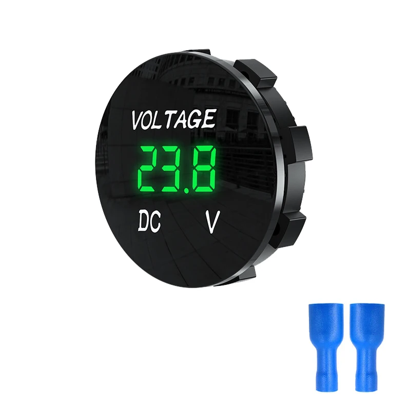 

Мини цифровой вольтметр постоянного тока 12 В-24 В, тестер напряжения, светодиодный дисплей для автомобиля, мотоцикла, лодки, квадроцикла, грузовика, ремонт аксессуаров
