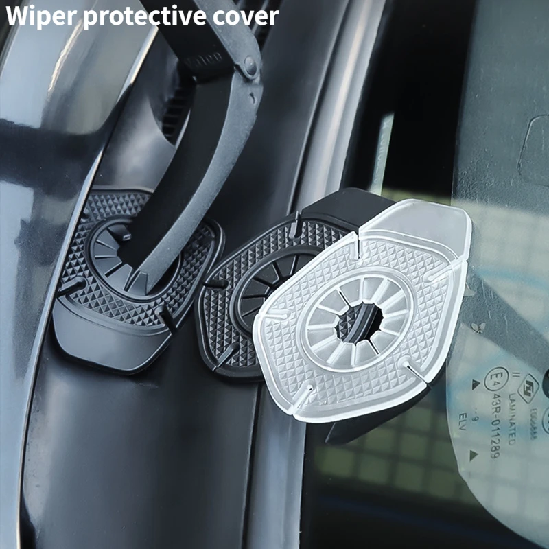 

Car Windshield Wiper Hole Protective Cover Wiper Dustproof Protection Bottom Sleeve Leaves Debris Prevention Cover Accessories