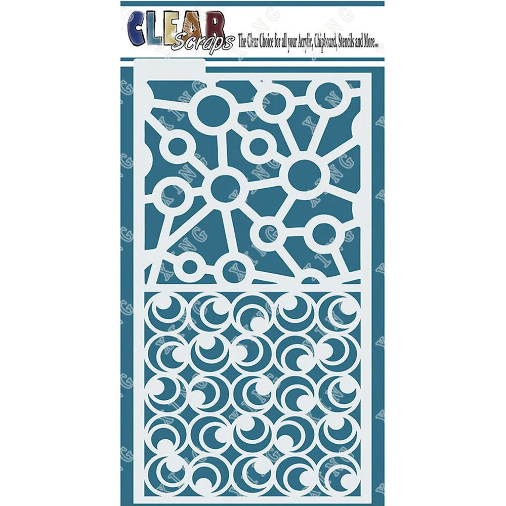 

2022 Circle Dots Layering Stencils Kids Fun Diy Drawing Craft Paper Greeting Card Diary Album Scrapbooking Coloring Templates
