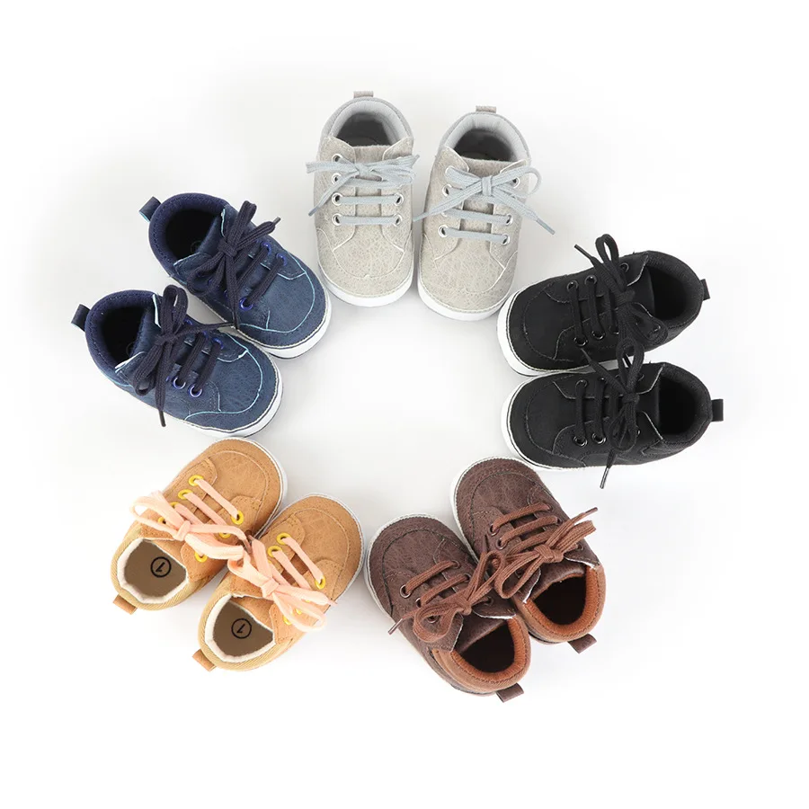 

Baby Shoes Boys Baby Shoes Soft Soles Casual Shoes PU Non Slip Walking Shoes Girls Baby Sports Shoes Toddler Shoes