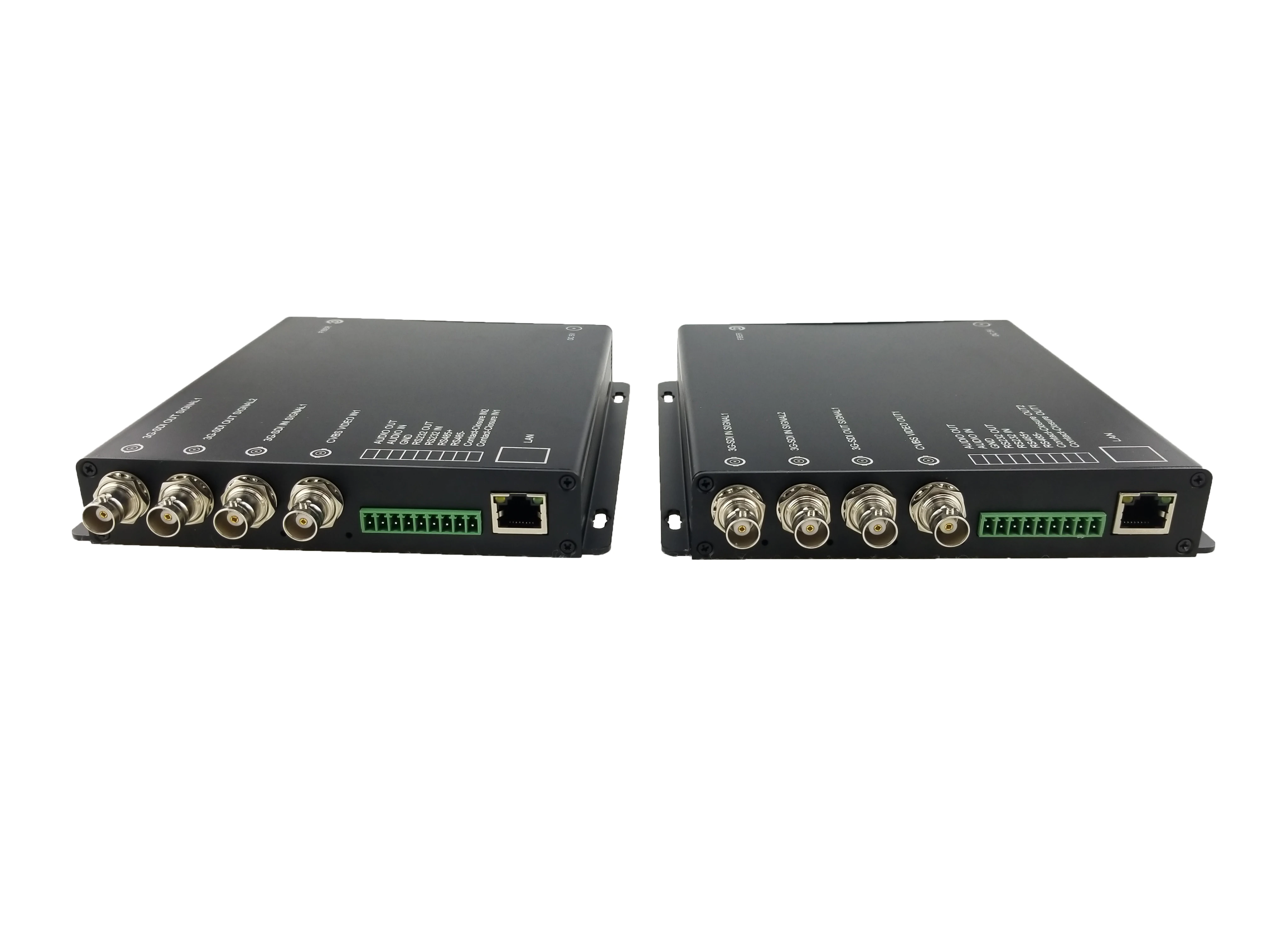 Преобразователь видео Ethernet в оптоволоконный 3G-SDI с передатчиком и приемником для