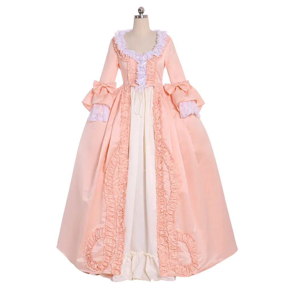 

Женский костюм для косплея Rococo, костюм в стиле колониальных георгов, 18-е Мария-антоинетт, платье средневековой моды Рококо