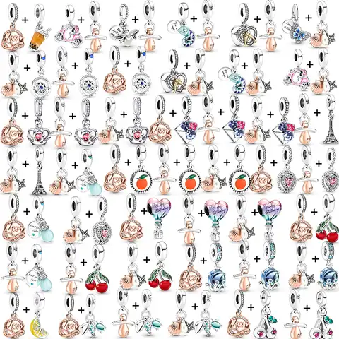 2 pcs./Lot, 45 species, pendant in the form of a light bulb in the form of a lemon sea star with beads for mothers, bracelets, necklaces for women and girls, jewelry ...