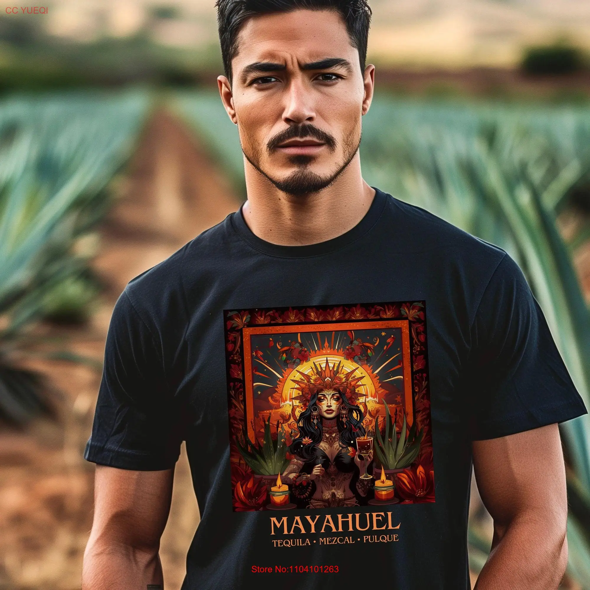 Футболка с длинным или коротким рукавом Mayahuel