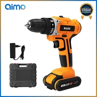aimo cordless drill 21v16 8v12v drilling power tool handheld impact drill rechargeable battery home electric screwdriver