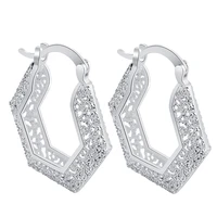 classic women hoop earring trendy luxury earrings wedding fashion jewelry accessories for female christmas gift