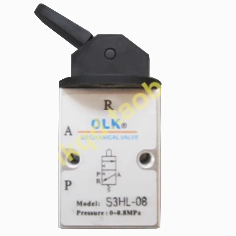 S3HL S3HL-M5 S3HL-06 S3HL-08 1/8 &quot1/4&quot BSP 3/2-ходовая длинная ручка Управление Пневматический