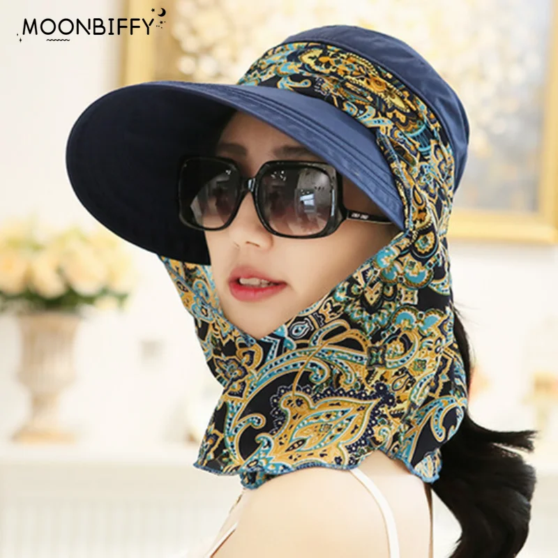 

Шляпа Женская Солнцезащитная Складная с защитой от УФ-лучей и широкими полями