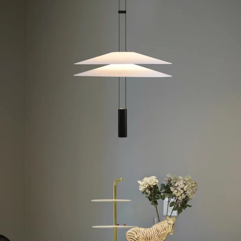 Modern pendant light minimalist circular hanging lamp for living room dining bar table decorative lighting fixtures